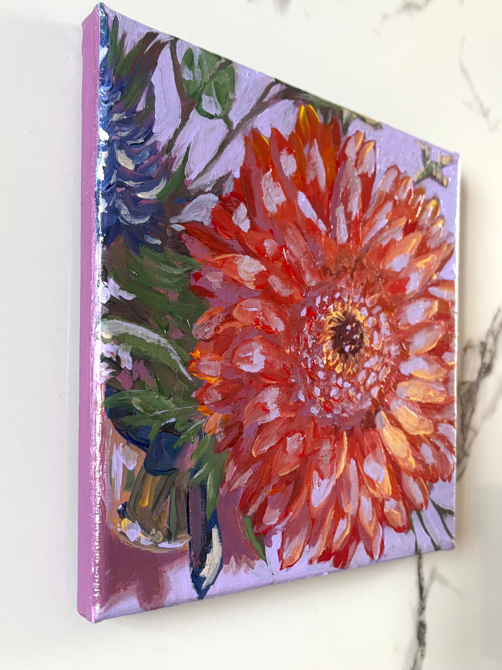Gerbera Jamesonii, 8x8 Inch Original